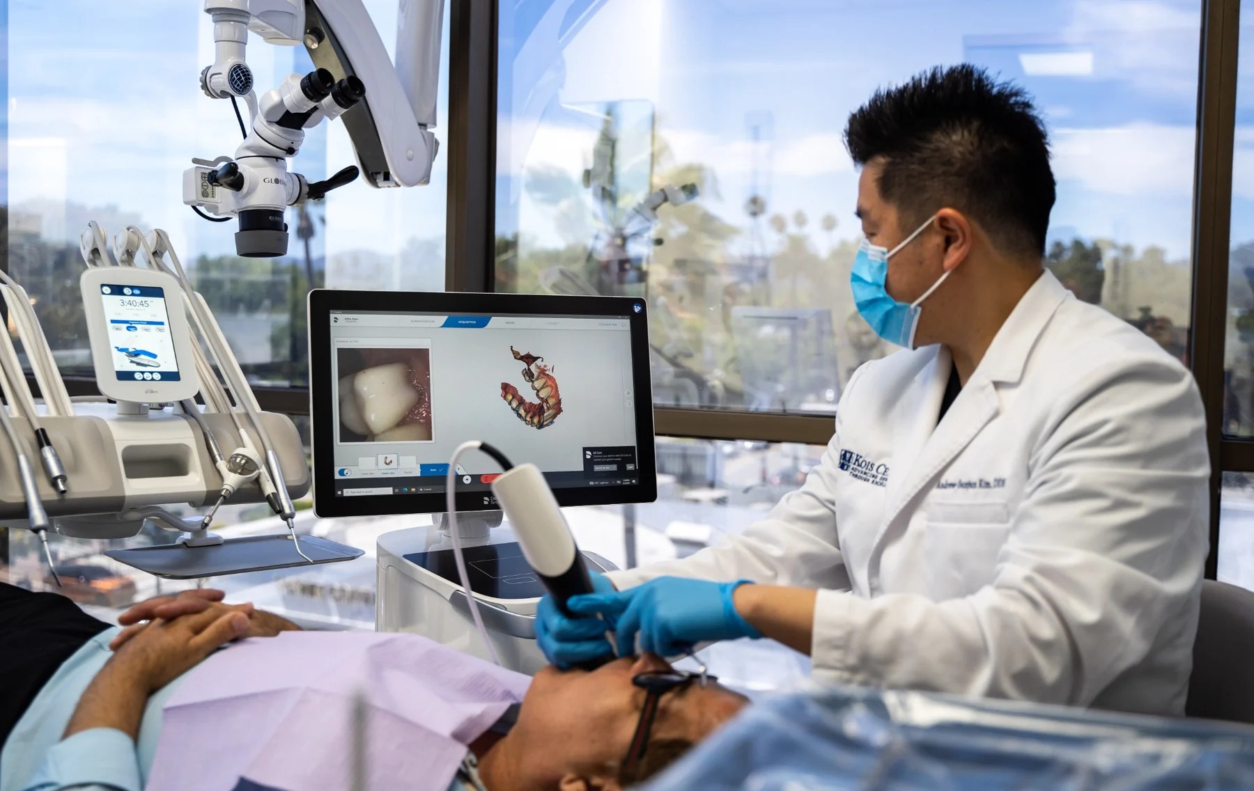 Digital intraoral scanning at Enzo Dentistry