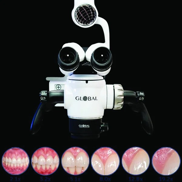 Microscope precision illustration